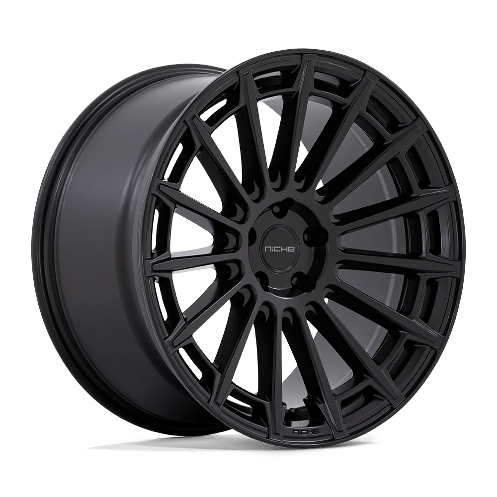 NICHE AMALFI 20X9 5X112 66.6 CB ET25 MATTE BLACK