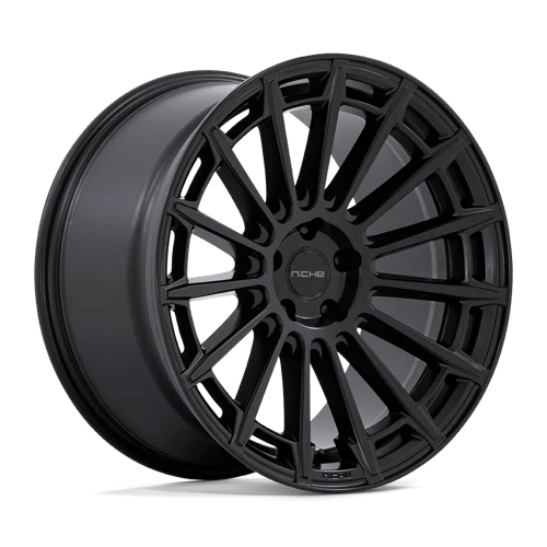 NICHE AMALFI 20X9 5X112 66.6 CB ET25 MATTE BLACK - Image 2