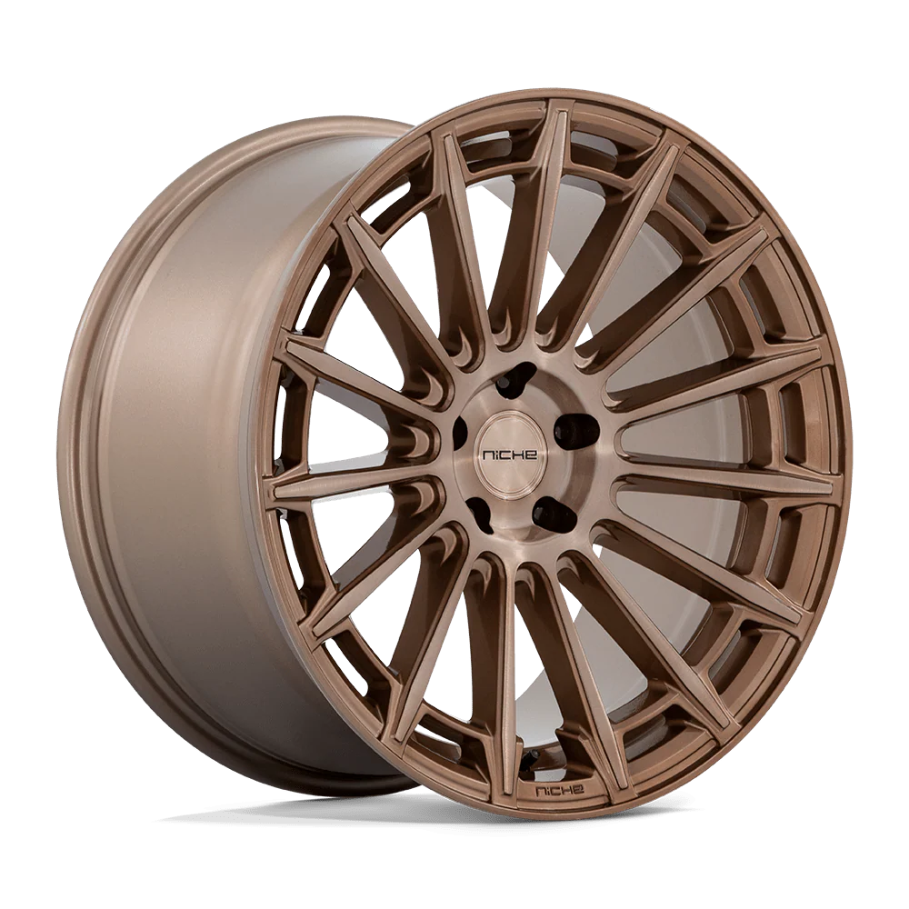 NICHE AMALFI 20X9 5X112 66.6 CB ET25 PLATINUM BRONZE
