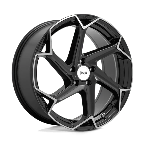 Niche M255 FLASH 20X10.5 5X115 ET20 GLOSS BLACK BRUSHED