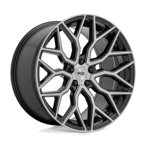 Niche M262 MAZZANTI 19X9.5 5X120 ET35 GLOSS BLACK BRUSHED FACE