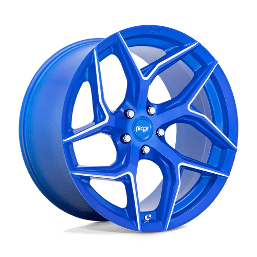 Niche M268 TORSIONI 20X10.5 5X4.5 ET40 ANODIZED BLUE MILLED