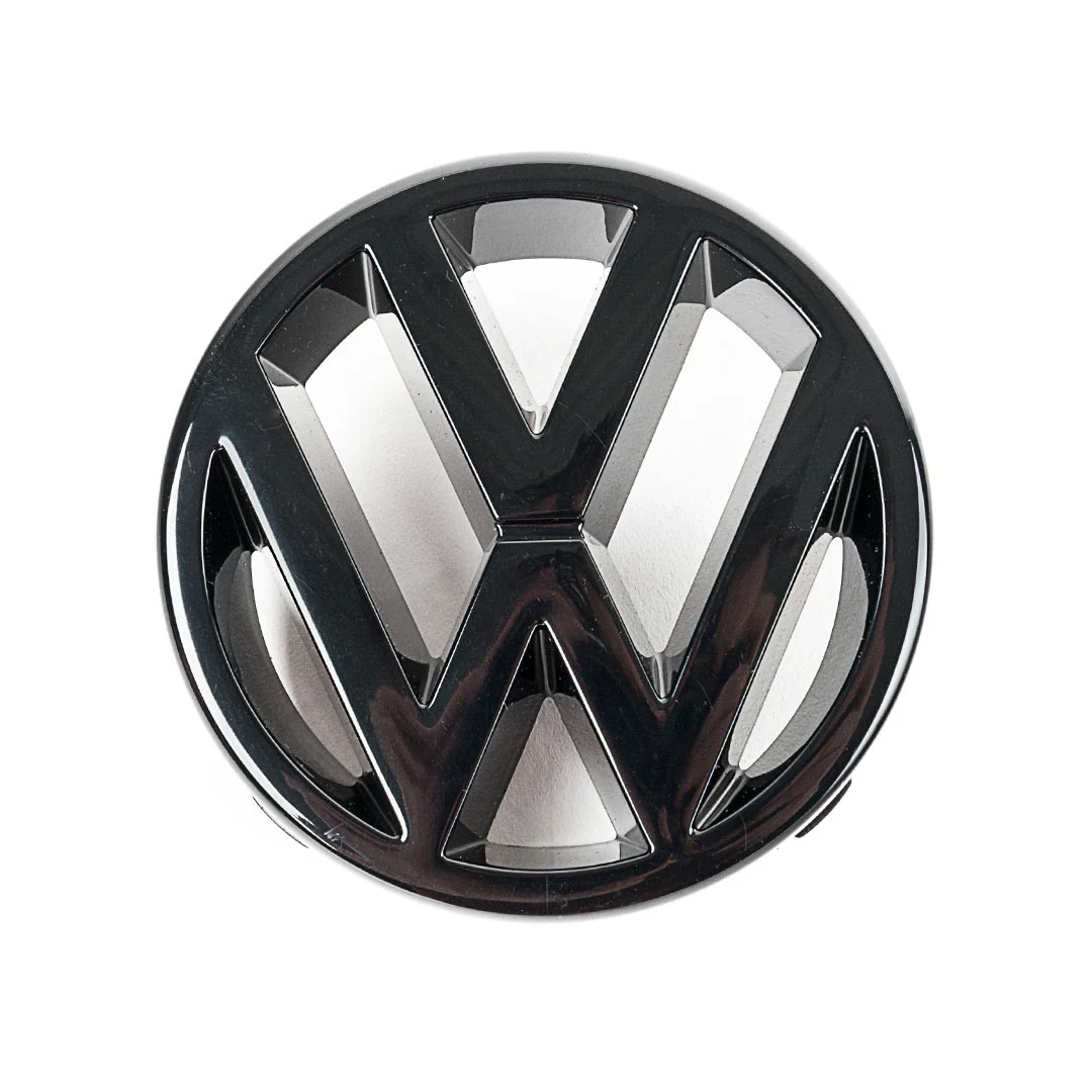 OEM VW Grille Badge (Black) - Late-MK1(Cabriolet)/MK2/MK3