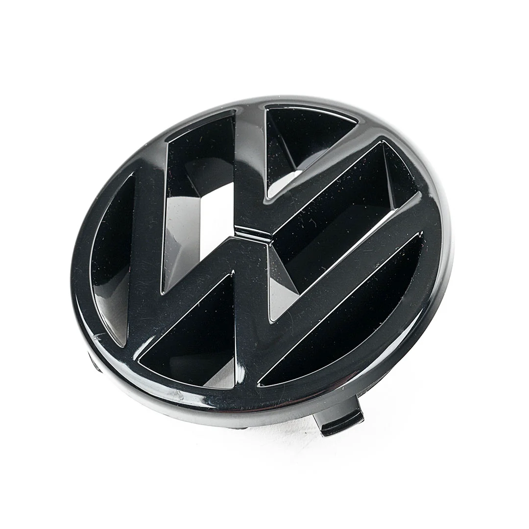 OEM VW Grille Badge (Black) - Late-MK1(Cabriolet)/MK2/MK3 - Image 2