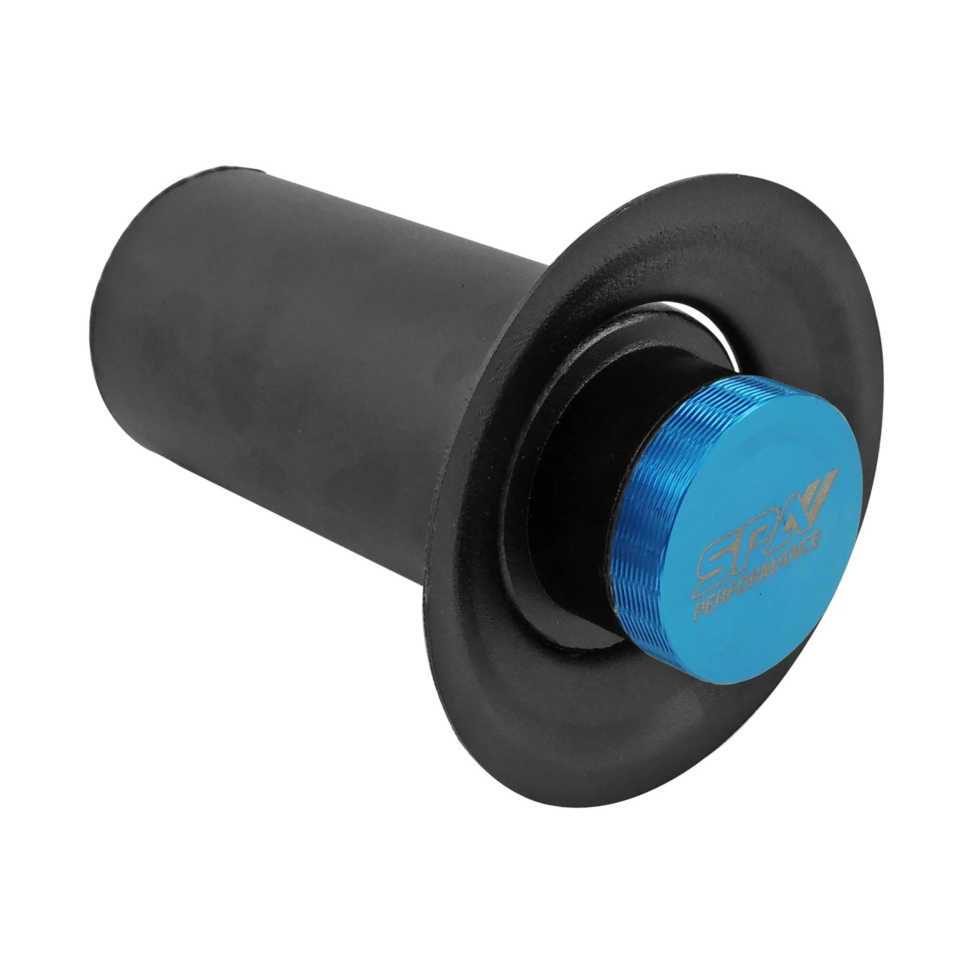 SPA TURBO Power Steering Tank Firewall Mount (Right Inlet) + Remote Fill Tank - Blue Cap - Image 8