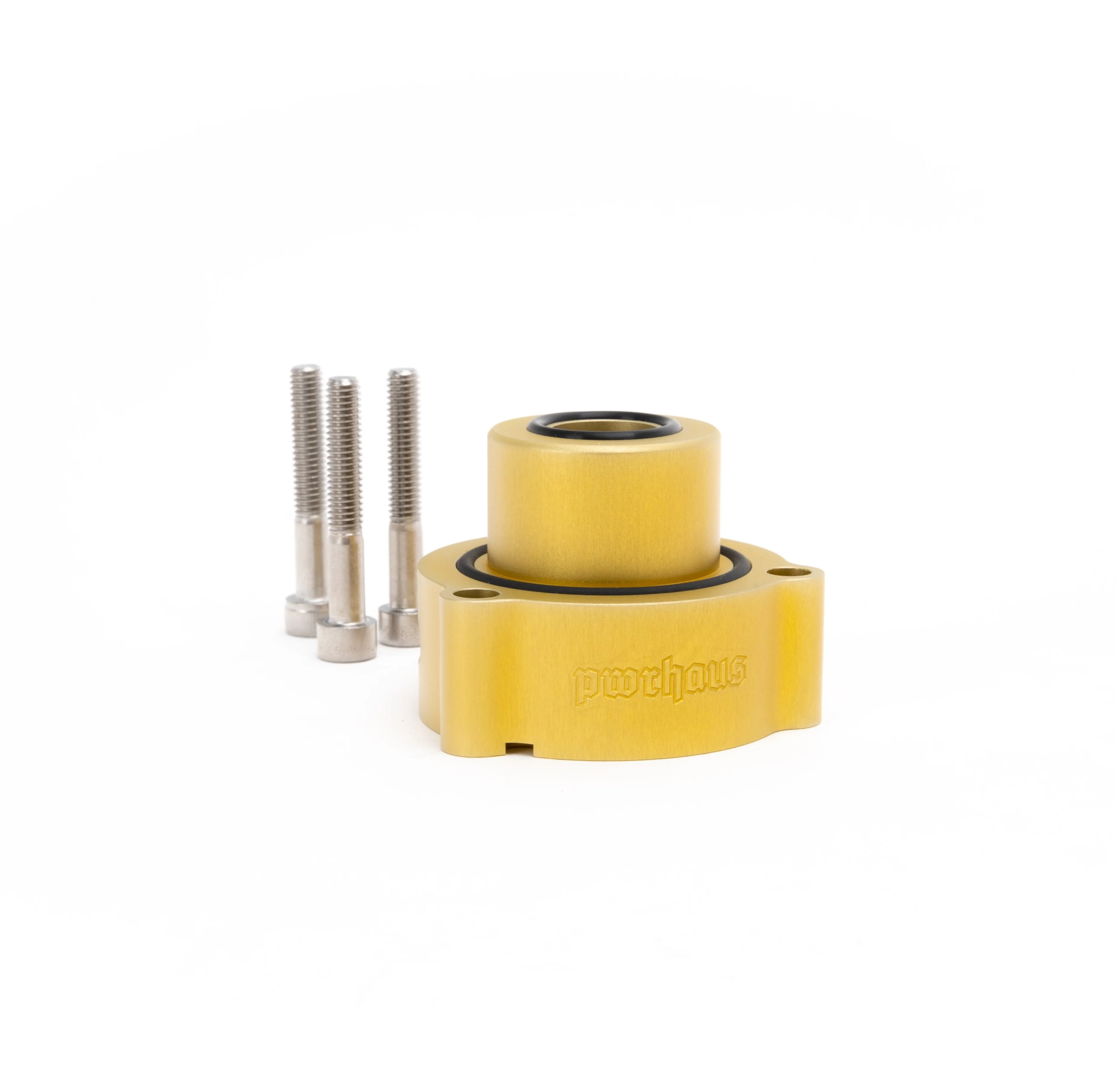 Pwrhaus FSI EA113 & TSI EA888 2.0T Diverter Valve Spacer - Gold Edition - Image 3
