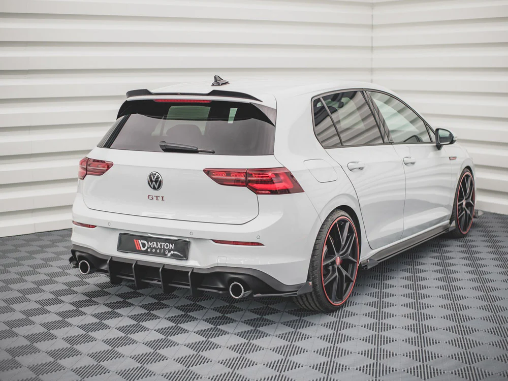 MAXTON DESIGN RACING DURABILITY REAR SIDE SPLITTERS (+FLAPS) VW GOLF 8 GTI (2022+)