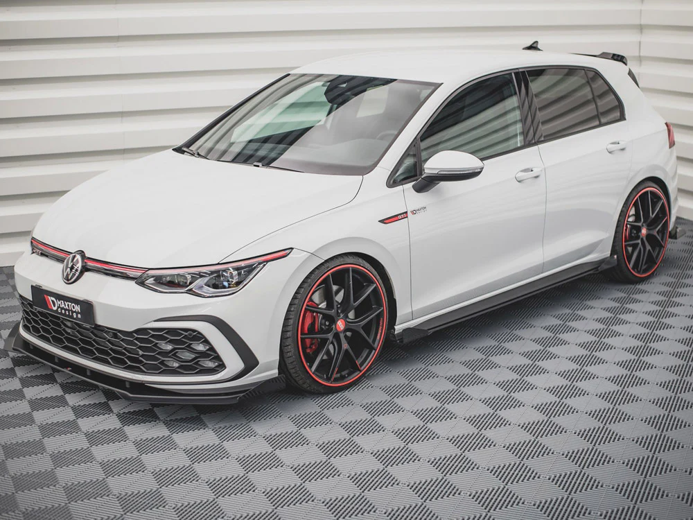RACING DURABILITY SIDE SKIRTS DIFFUSERS (+FLAPS) VW GOLF 8 GTI / GTI CLUBSPORT / R-LINE (2020-) - Image 2