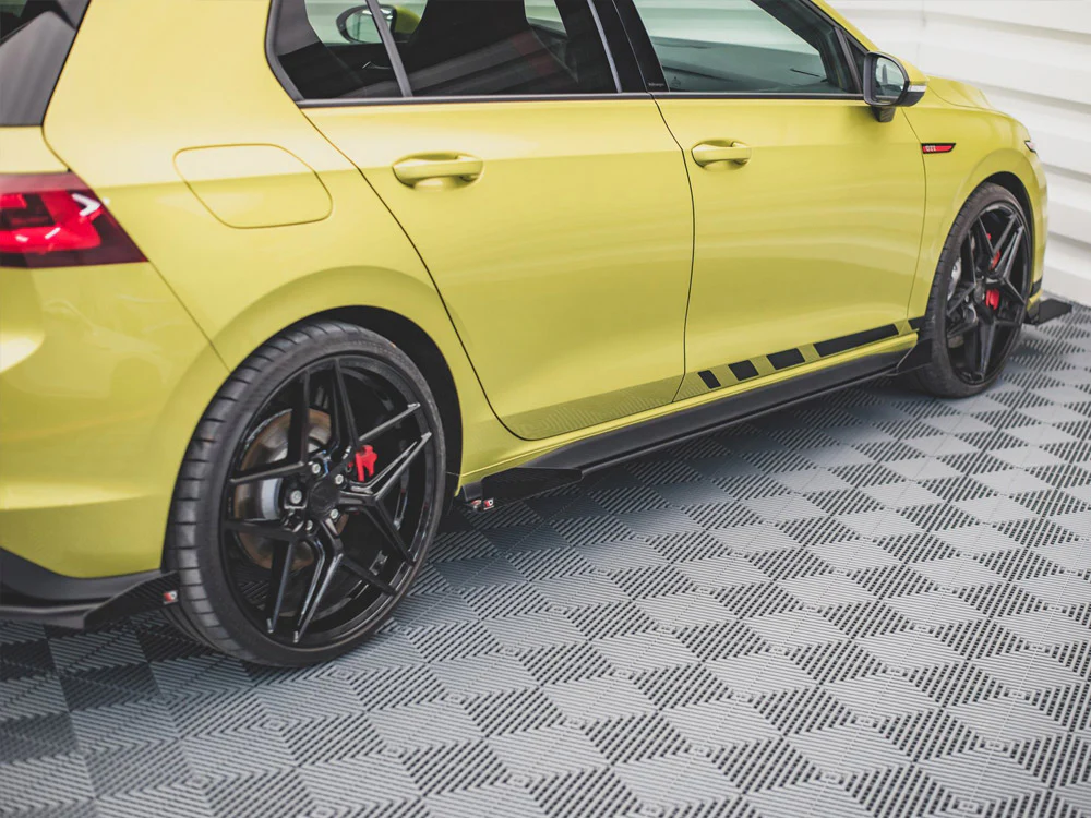 RACING DURABILITY SIDE SKIRTS DIFFUSERS (+FLAPS) VW GOLF 8 GTI / GTI CLUBSPORT / R-LINE (2020-) - Image 4