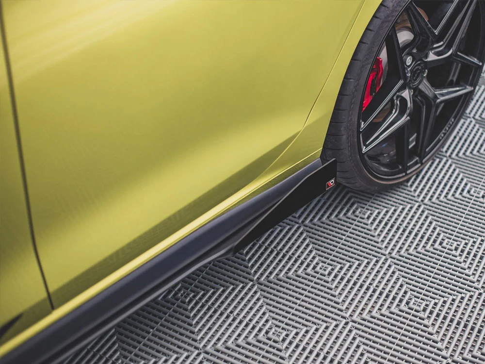 RACING DURABILITY SIDE SKIRTS DIFFUSERS (+FLAPS) VW GOLF 8 GTI / GTI CLUBSPORT / R-LINE (2020-) - Image 5