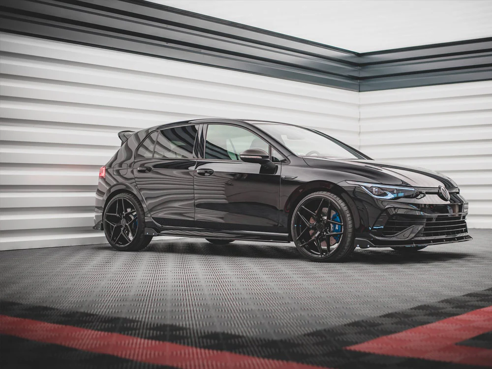 REAR SIDE SPLITTERS (+FLAPS) V.2 VW GOLF R MK8 (2020-) - Image 3