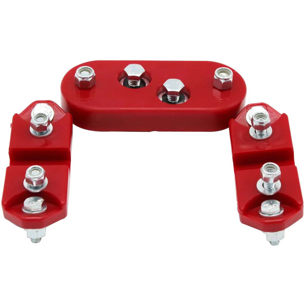 SPA TURBO Rear Swing Axle Boots Pair - Red + Urethane Transmission Mount Kit for VW BUG/Beetle/Buggy/Baja - Image 4