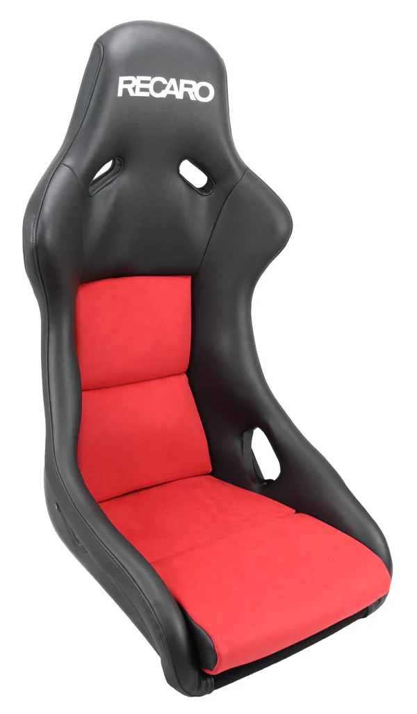Recaro Pole Position ABE Artificial Leather Black / Dinamica Red