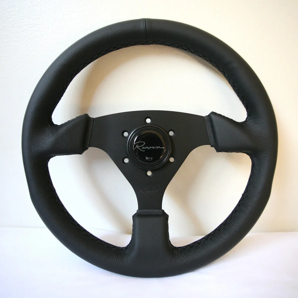 Renown Clubsport Steering Wheel - Black Stitching