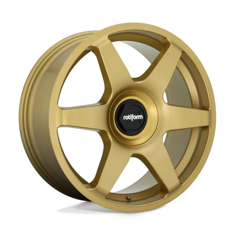 Rotiform SIX 19X8.5 5X4.25/4.5 ET45 MATTE GOLD