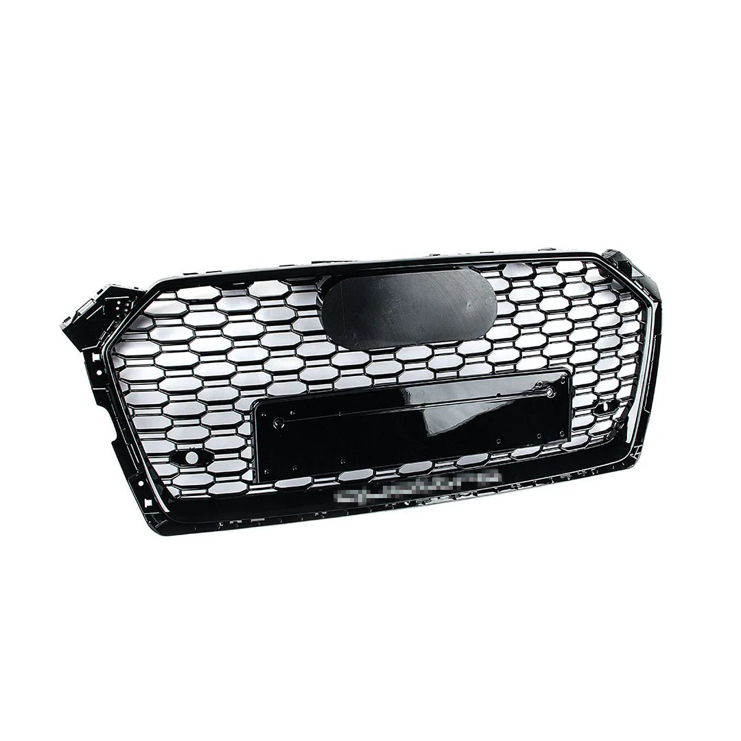 RS Style Grille - 8W A5 Pre-Facelift - Black With Black Frame - Silver Quattro - Image 2