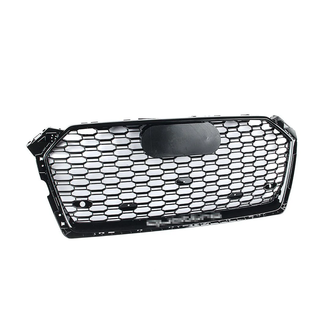 RS Style Grille - 8W A5 Pre-Facelift - Black With Black Frame - Silver Quattro - Image 3