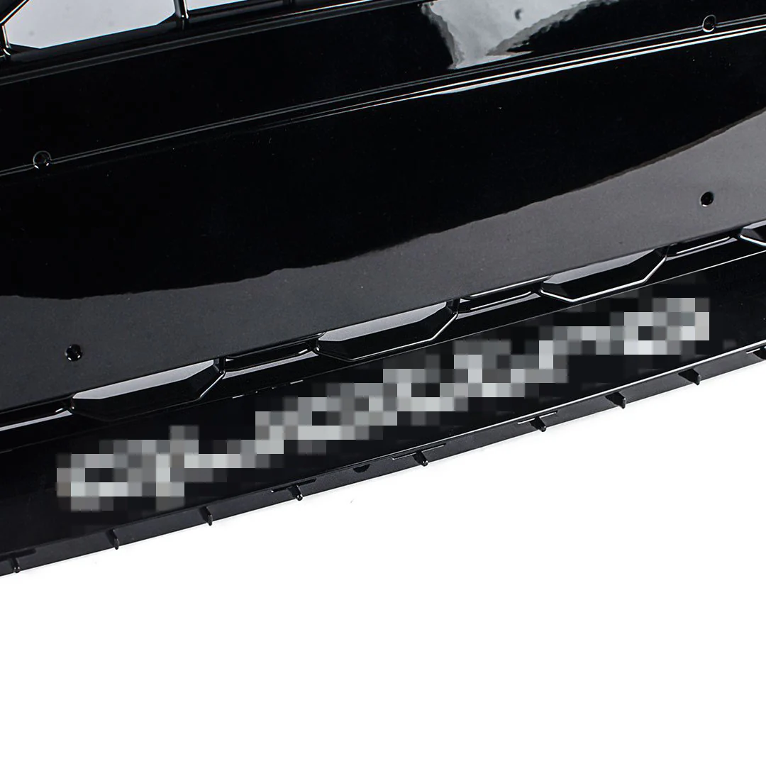 RS Style Grille - 8W A5 Pre-Facelift - Black With Black Frame - Silver Quattro - Image 4