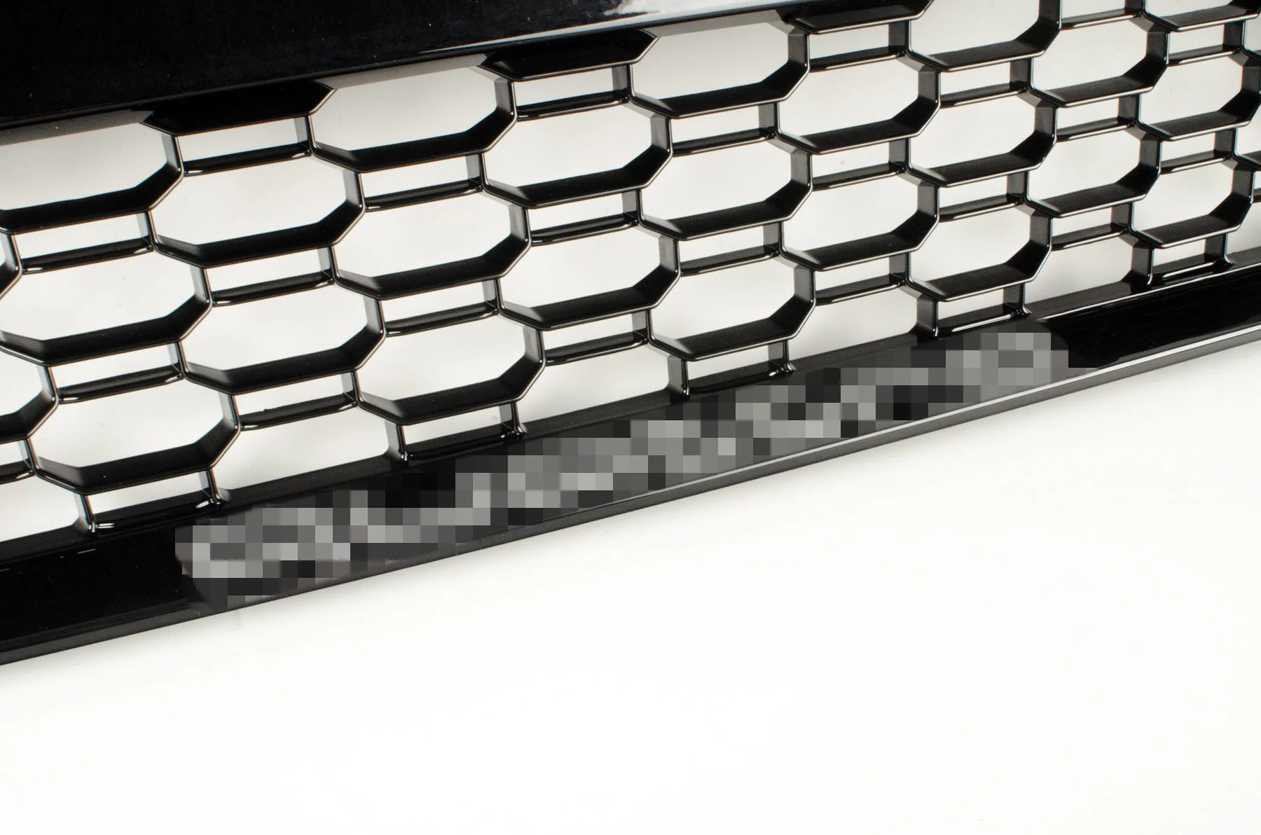 RS Style Grille for Audi B9 A4/S4 PFL (2017-2019) - Black Optic w/ Silver Quattro - Image 2
