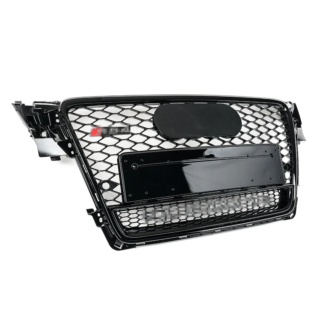 RS Style Grille for B8 A4/S4 (Pre-Facelift) - Black w/ Black Surround & Silver Quattro - Image 2