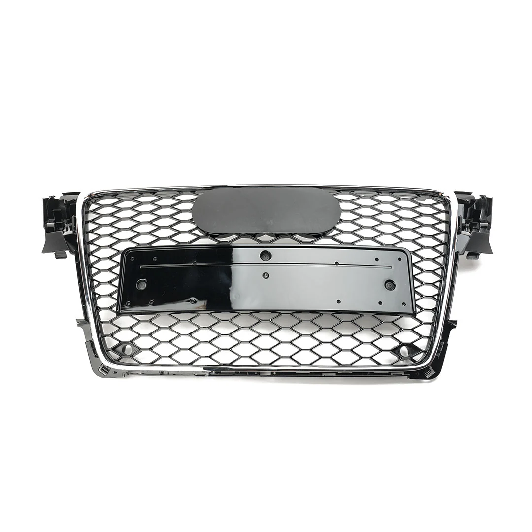 RS Style Grille for B8 A4/S4 (Pre-Facelift) - Black w/ Chrome Surround
