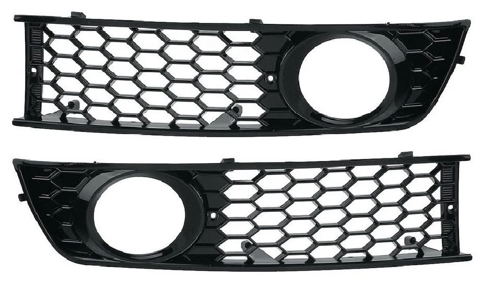 RS Style Mesh Fog light Grilles for Non-S-Line B6 A4