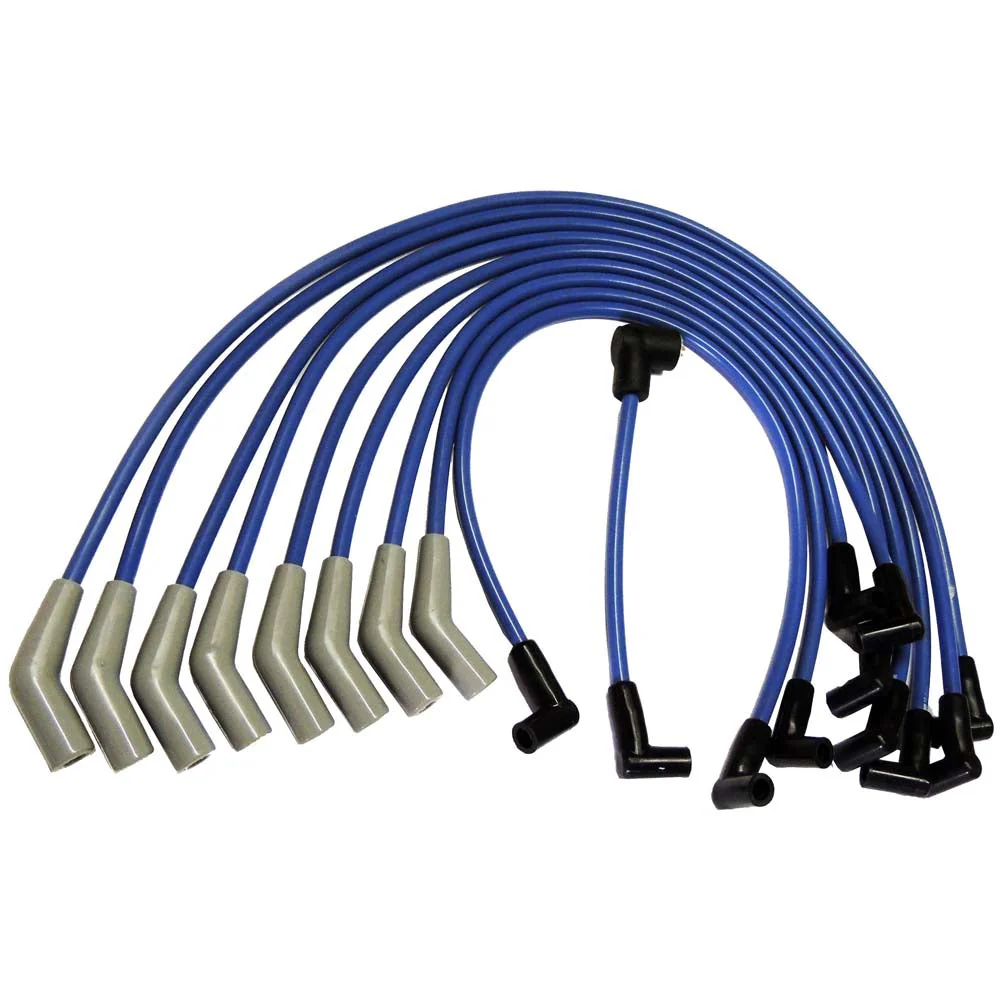 SPA TURBO SBF 9.0mm HEI spark plug wire set + Titanium spark plug wire boots protector - 8 units set - Image 2