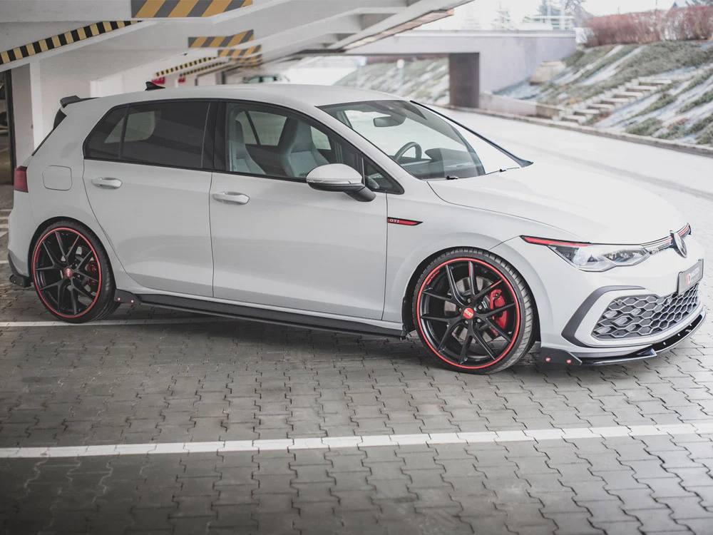 SIDE SKIRTS DIFFUSERS (+FLAPS) V2 VW GOLF 8 GTI / GTI CLUBSPORT / R-LINE (2020-) - Image 3