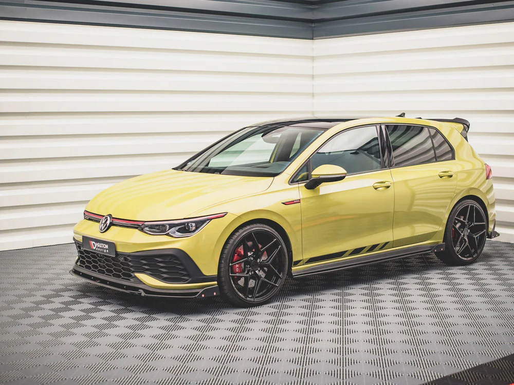 SIDE SKIRTS DIFFUSERS (+FLAPS) V2 VW GOLF 8 GTI / GTI CLUBSPORT / R-LINE (2020-) - Image 5