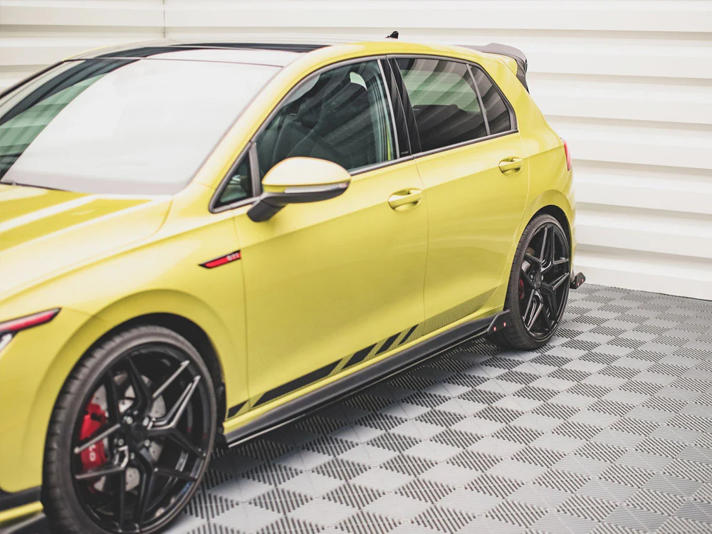 SIDE SKIRTS DIFFUSERS (+FLAPS) V2 VW GOLF 8 GTI / GTI CLUBSPORT / R-LINE (2020-) - Image 6