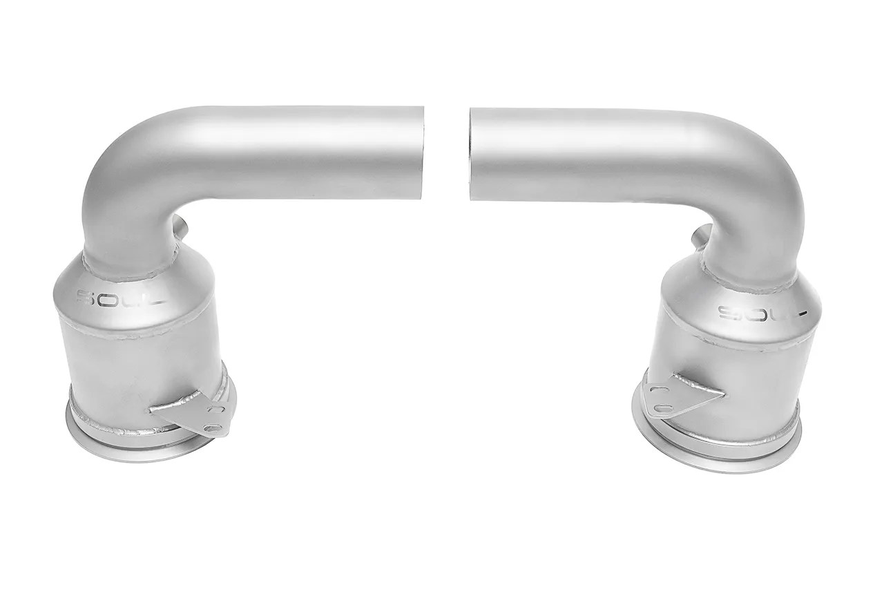 Soul Performance Porsche 992.1 Carrera SOUL Cat Bypass Pipes - Image 2