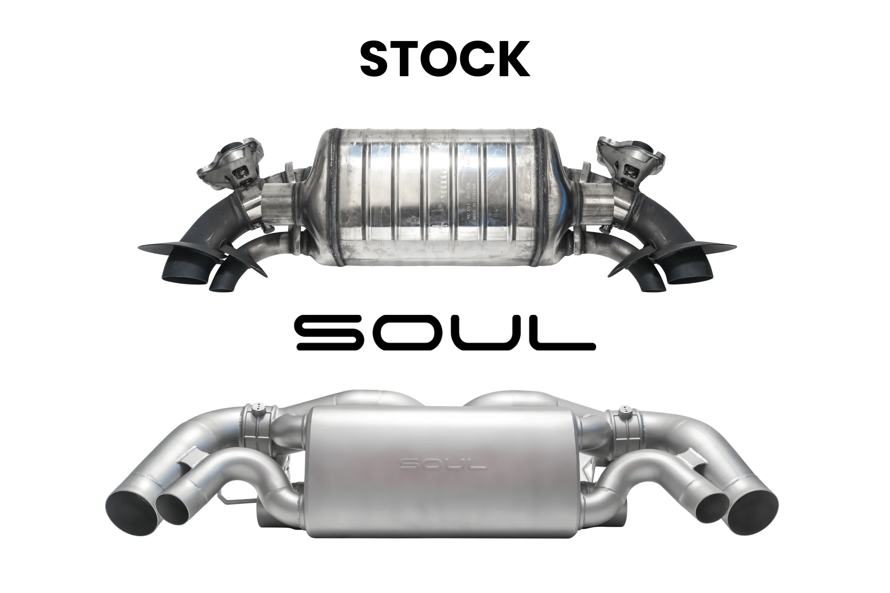 Soul Performance Porsche 992.2 Carrera (Base / T / S) SOUL Valved Exhaust System - Image 7