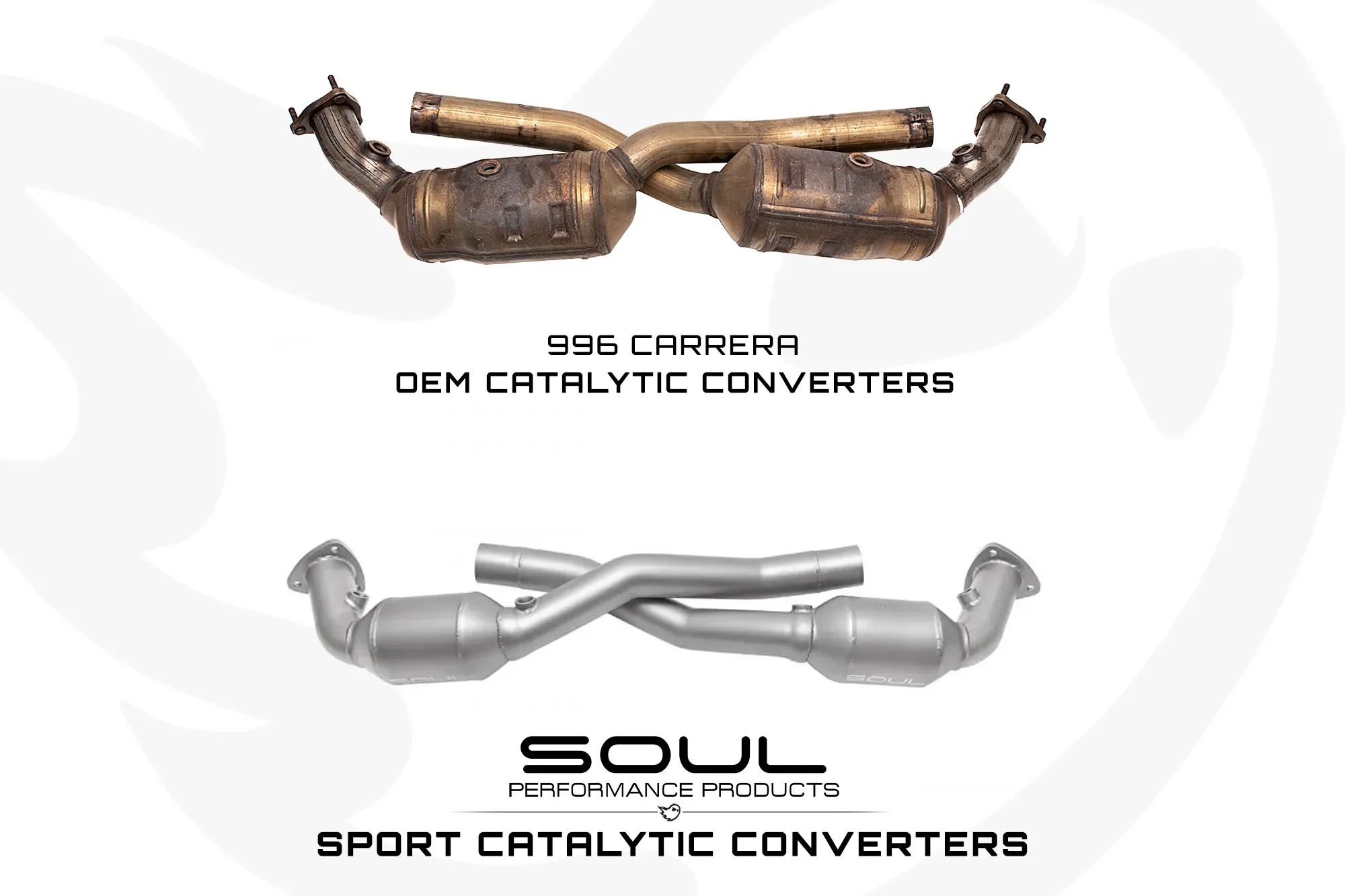 Soul Performance Porsche 996 Carrera Sport Catalytic Converters - Image 5