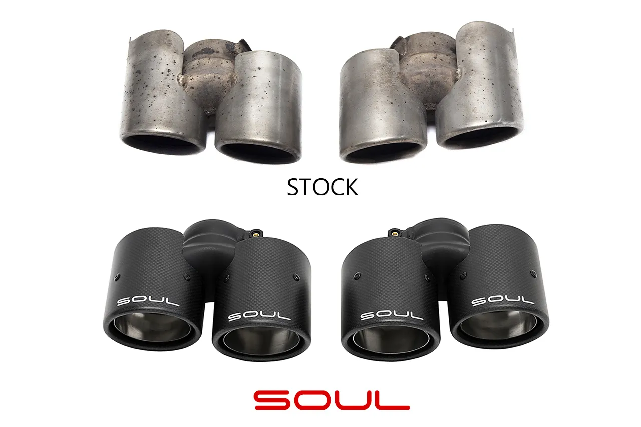 Soul Performance Porsche 997.2 Carrera Bolt On Exhaust Tips - Image 9