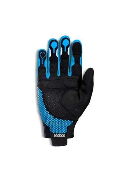 Sparco Competition Gloves Hypergrip+ - Black/Blue - Size 11 (Large) - Image 2
