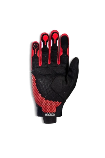 Sparco Competition Gloves Hypergrip+ - Black/Red - Size 12 (X-Large) - Image 2