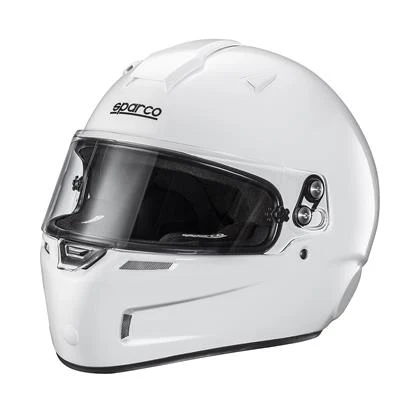 Sparco Competition Helmet Sky KF-5W White - Medium/Large