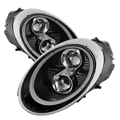 Spyder LED DRL Projector Headlights - Porsche 997.1 911 (Xenon/HID models)