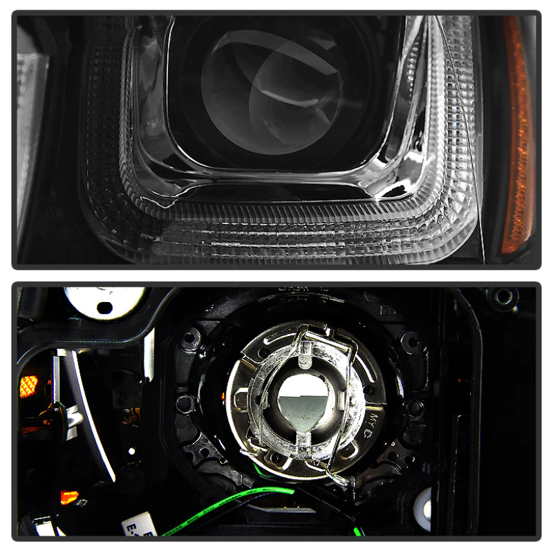 Spyder LED Projector Headlights w/ Black Stripe - MK7 Golf/GTI/R - Image 6