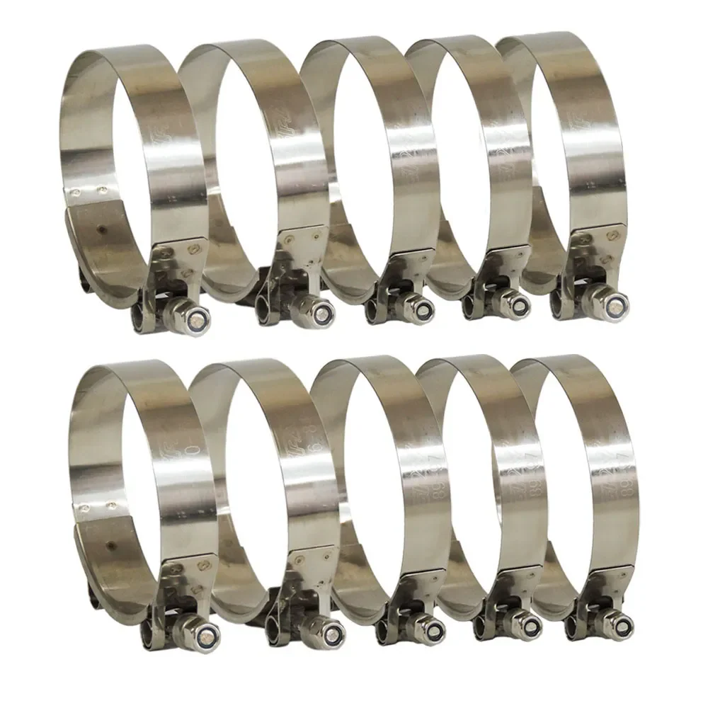 T-Bolt Hose Clamp 2 3/4" (2,992" to 3,307") Stainless Steel - 10 units - Image 4