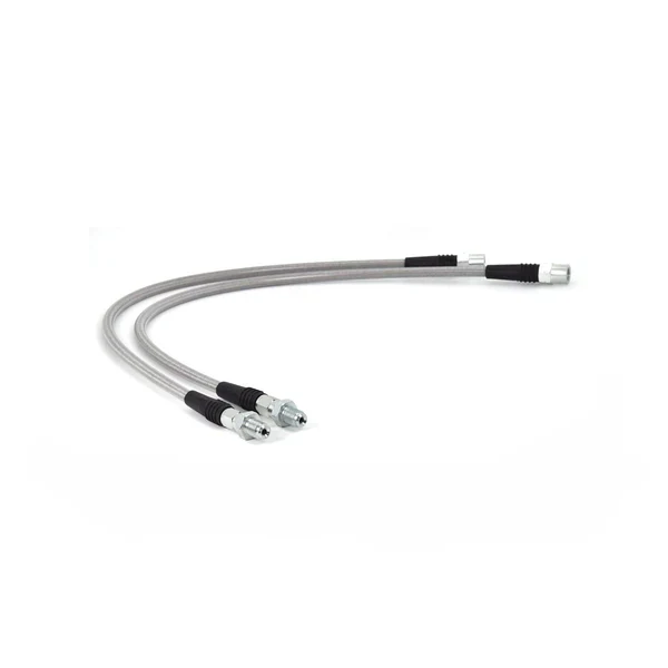 Tech-53 Rear Stainless Steel Brake Line Pair (E46 Non-M)