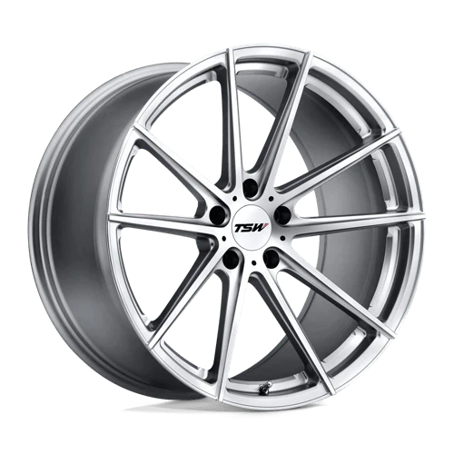 TSW BATHURST 20X9 5X112 ET35 SILVER W/ MIRROR CUT FACE