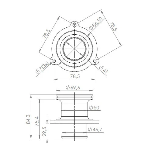 SPA TURBO Turbo Muffler Delete and BLOW OFF VALVE ADAPTER SPACER for MQB VW Golf Gti Gli R MK7 1.8T 2.0 Tsi EA888 Audi S3 A3 - Image 6