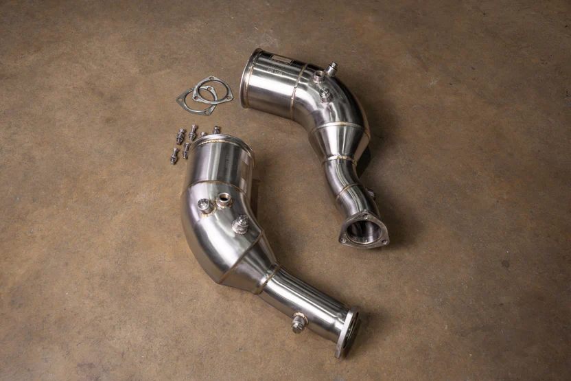 Valvetronic Designs Audi C8 RS6 / RS7 400 Cell Catted Downpipes - Image 10