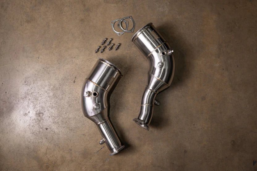 Valvetronic Designs Audi C8 RS6 / RS7 400 Cell Catted Downpipes - Image 11