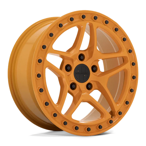 Victor Equipment BERG 17X8 5X130 ET10 GLOSS ORANGE W/ BLACK BOLTS