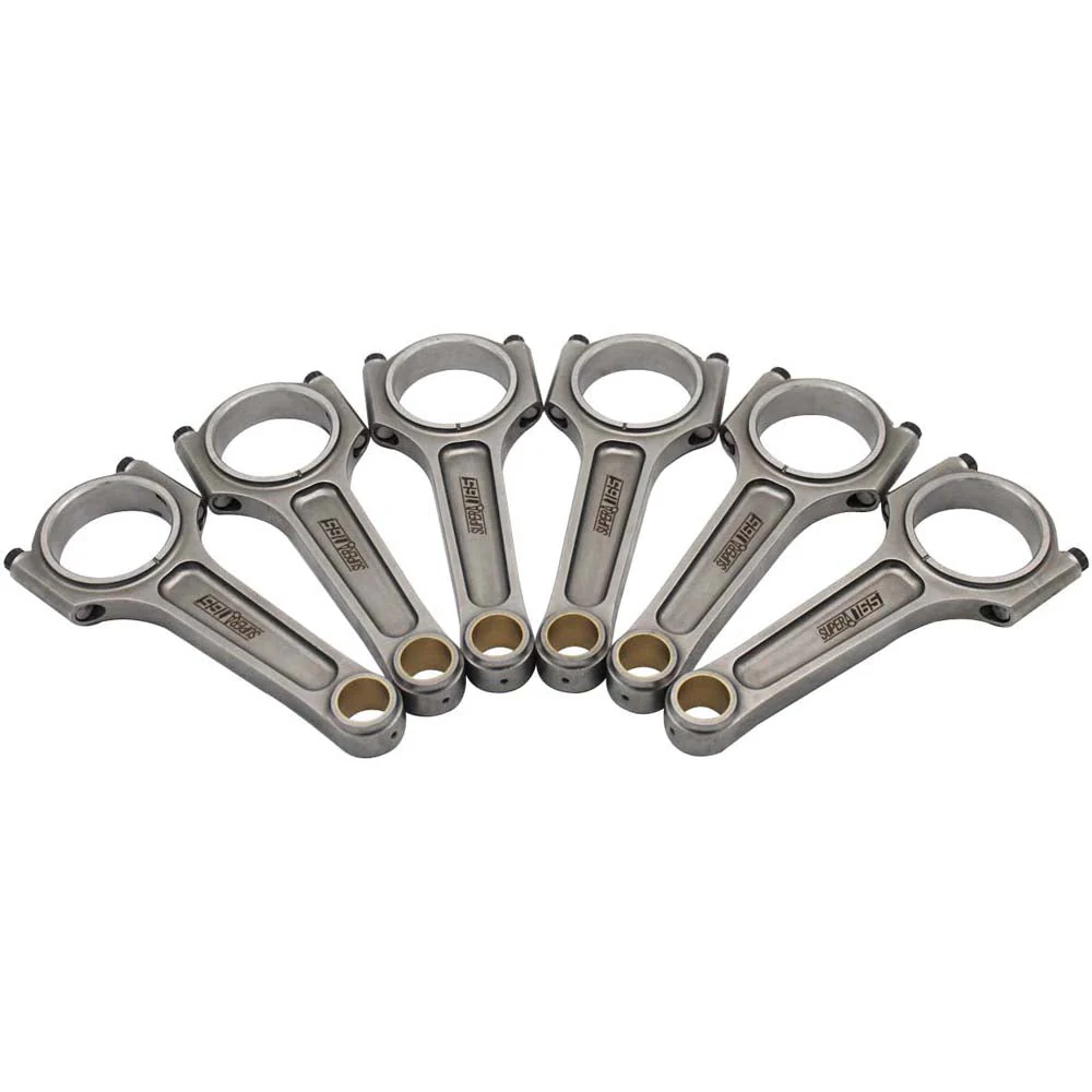 VR38DETT For GTR R35 6.496" 165mm x 23mm Super A forged con rod set with 7/16" bolts