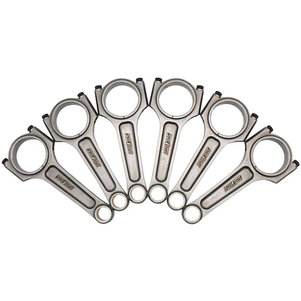 VR38DETT For GTR R35 6.496" 165mm x 23mm Super A forged con rod set with 7/16" bolts - Image 2