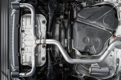 MBRP Armor Pro Series MK7/MK7.5 GTI 3" Cat Back Dual Split Rear Exit Exhaust System with Carbon Fiber Tips - Image 3