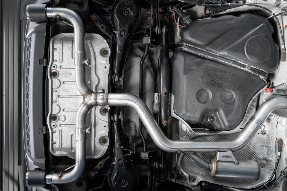 MBRP Armor Pro Series MK7/MK7.5 GTI 3" Cat Back Dual Split Rear Exit Exhaust System with Carbon Fiber Tips - Image 7